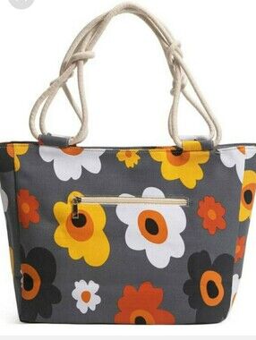 Farmhouse Is My Style Summer Tote, Floral Gray
